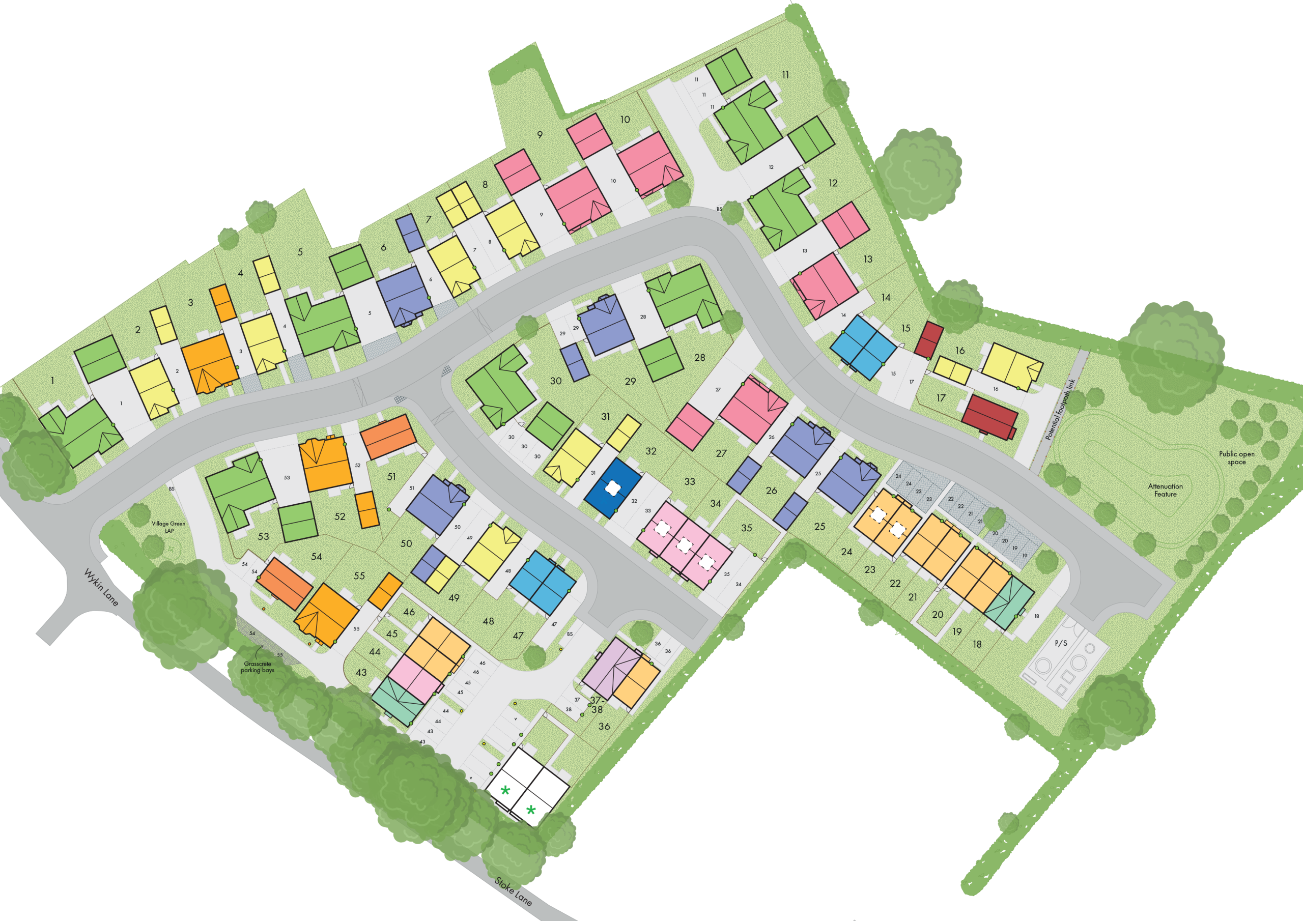 Oakwood development site plan