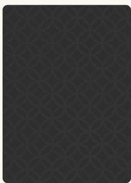 Dark patterned Owl Homes brochure cover artwork
